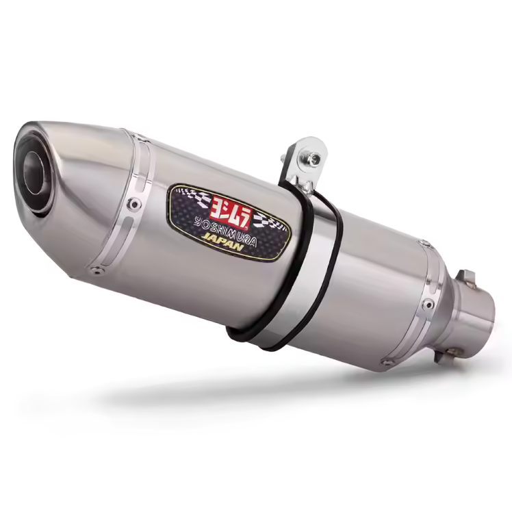 Yoshimura Exhaust R77 Slip On Silver | Honda CBR500 R27 TMX530 C650GT PCX 125 150