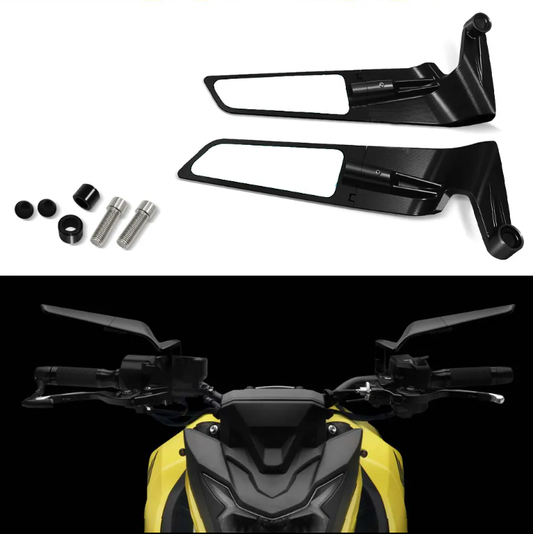 Wing Rearview Side Rear Mirrors | HONDA YAMAHA SUZUKI BMW DUCATI