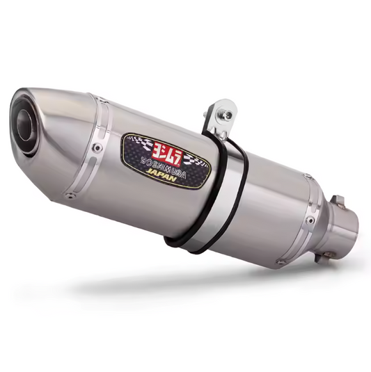 Yoshimura Exhaust R77 Slip On Silver | Honda CBR500 R27 TMX530 C650GT PCX 125 150