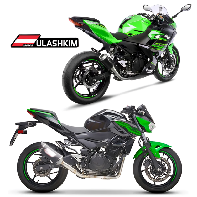 Exhaust Pipe Header Slip on Kawasaki Ninja 250 300 400 for Z400 Z250 Z300 Z400RS 17-20